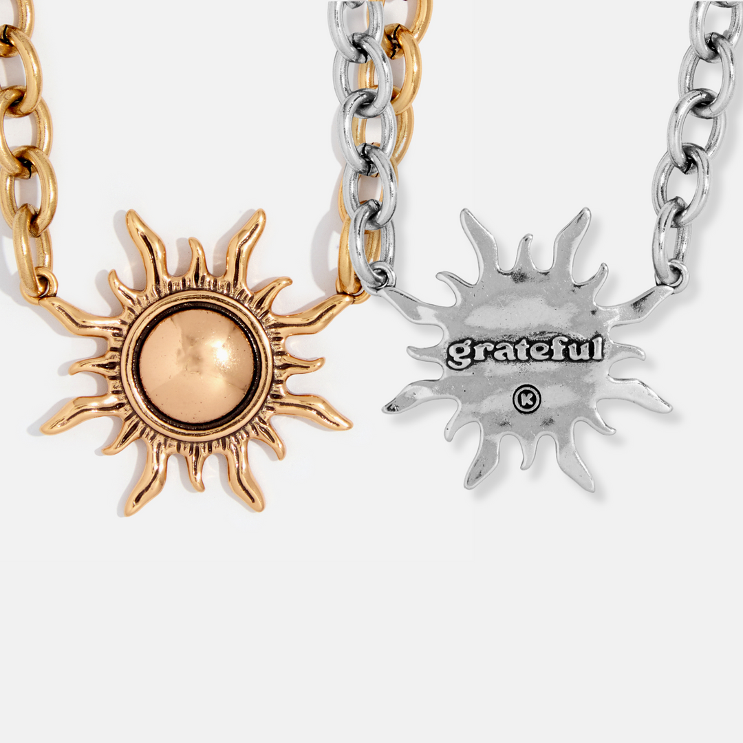 Grateful Sun Choker Necklace - MELISSA JEAN
