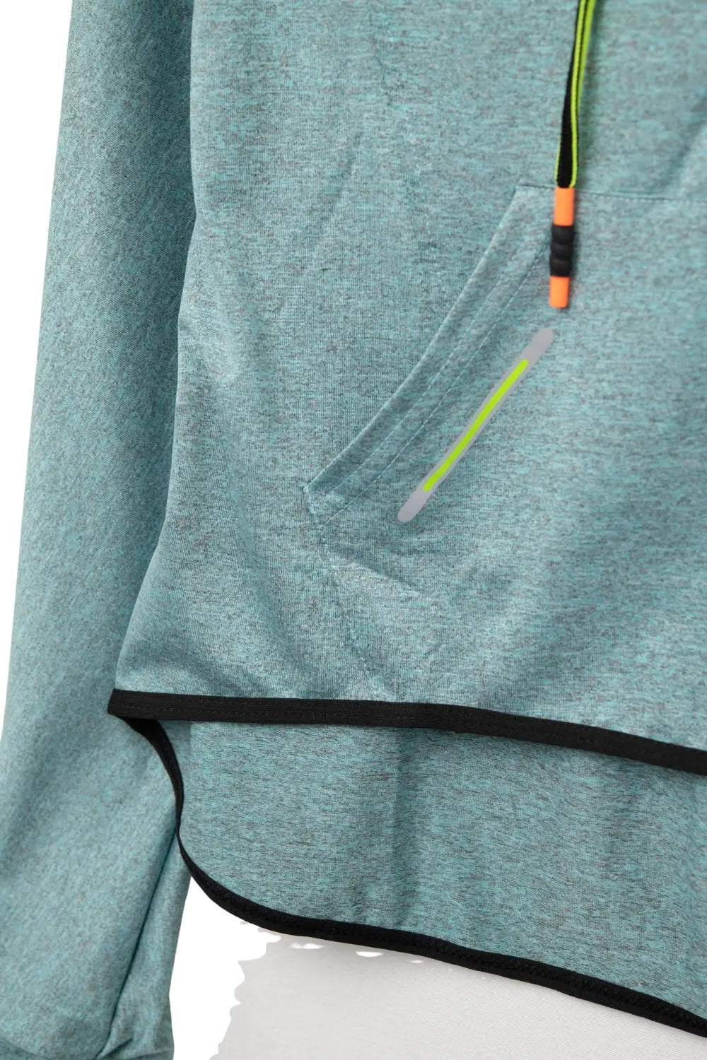 Greenish-Gray Sweater with Lace and Zipper Details - One Size / Grey - Sweaters