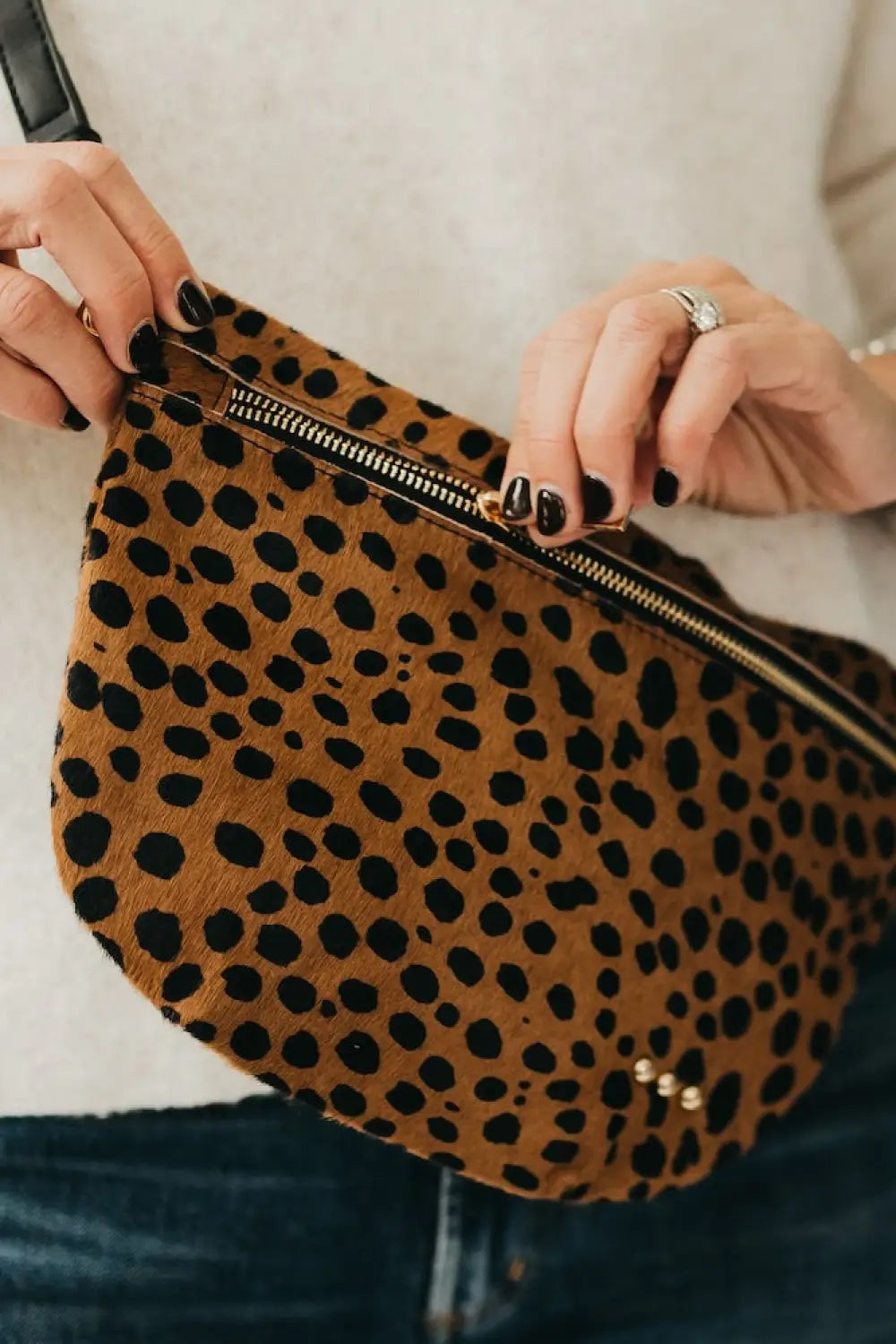 Hair On Hide Westlyn Bum Bag - Leopard - Bum Bag