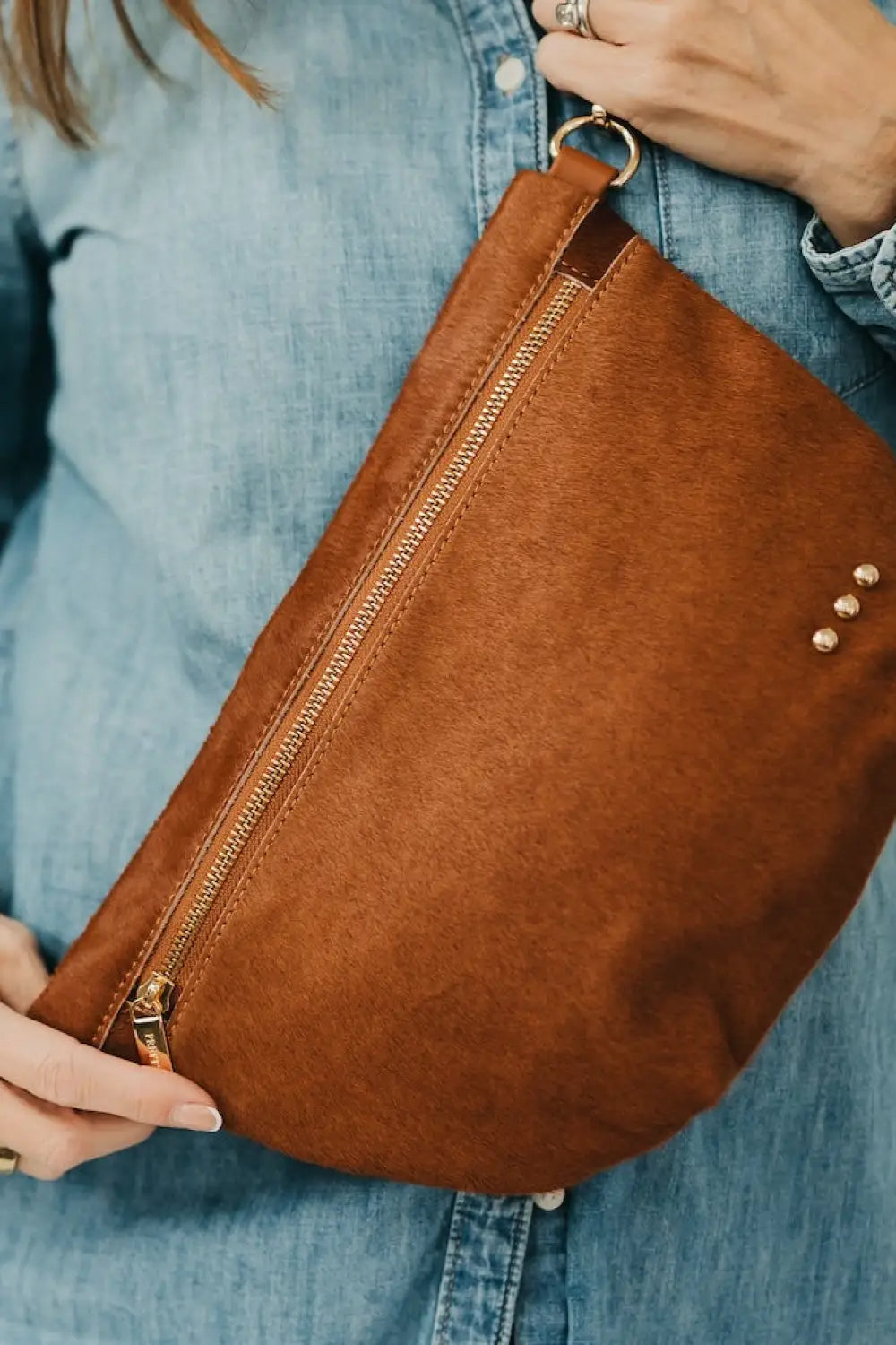 Hair On Hide Westlyn Bum Bag - Brown - Bum Bag