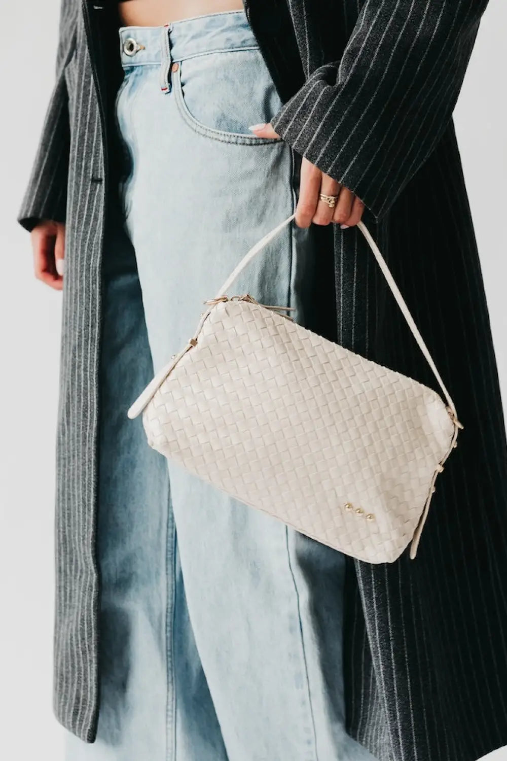 Harper Hobo Woven Shoulder Bag - Shoulder Bag