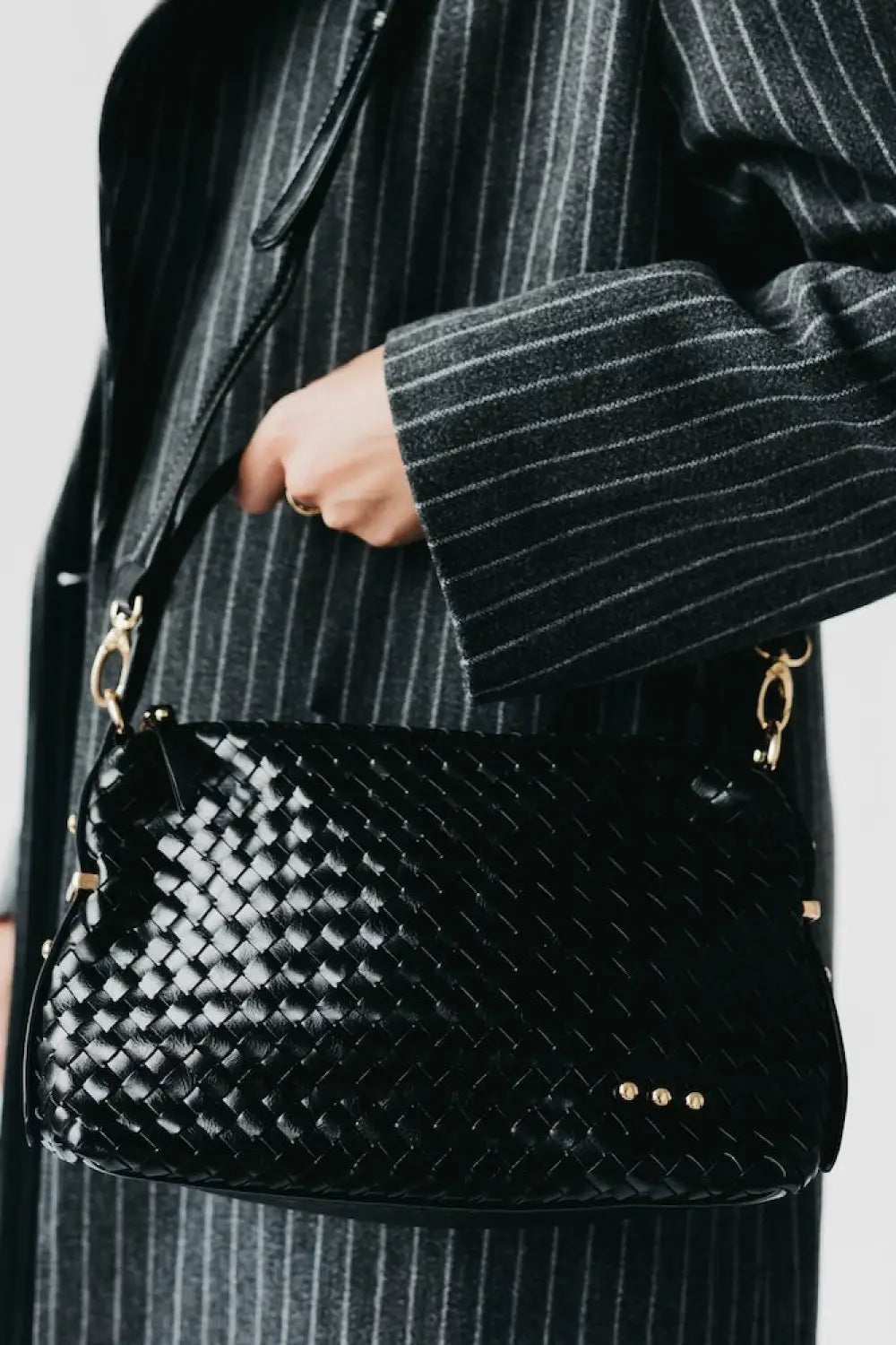 Harper Hobo Woven Shoulder Bag - Shoulder Bag