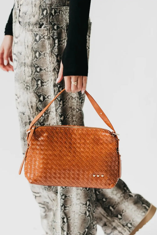 Harper Hobo Woven Shoulder Bag - Shoulder Bag