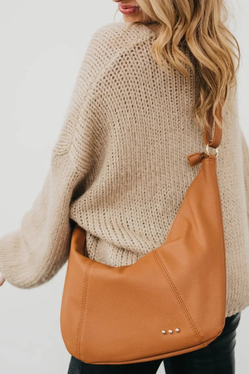 Hattie Shoulder Hobo Bag - Handbags