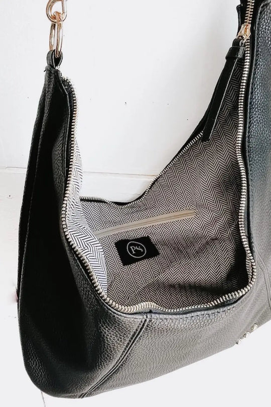 Hattie Shoulder Hobo Bag - Handbags