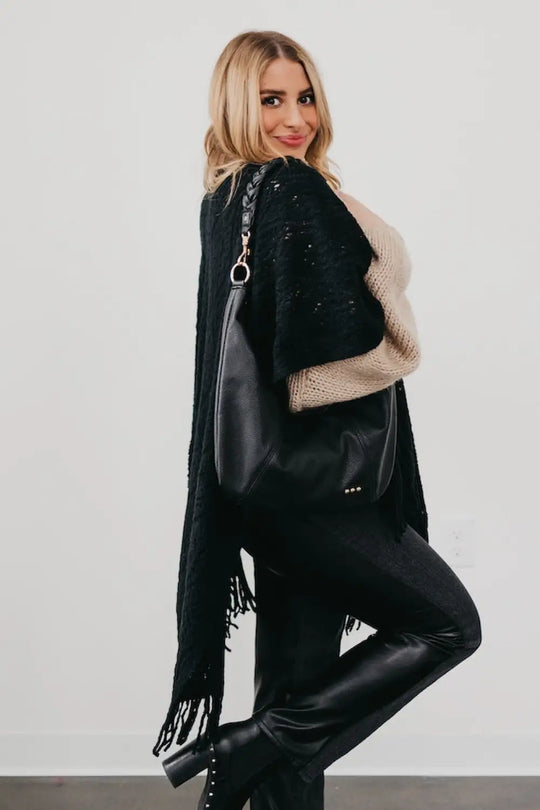 Hattie Shoulder Hobo Bag - Handbags