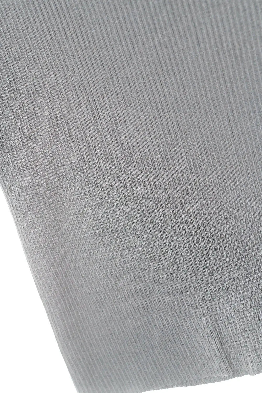 High Neck Cap Sleeves ribbed sweater in black - One Size / Black - Sweaters