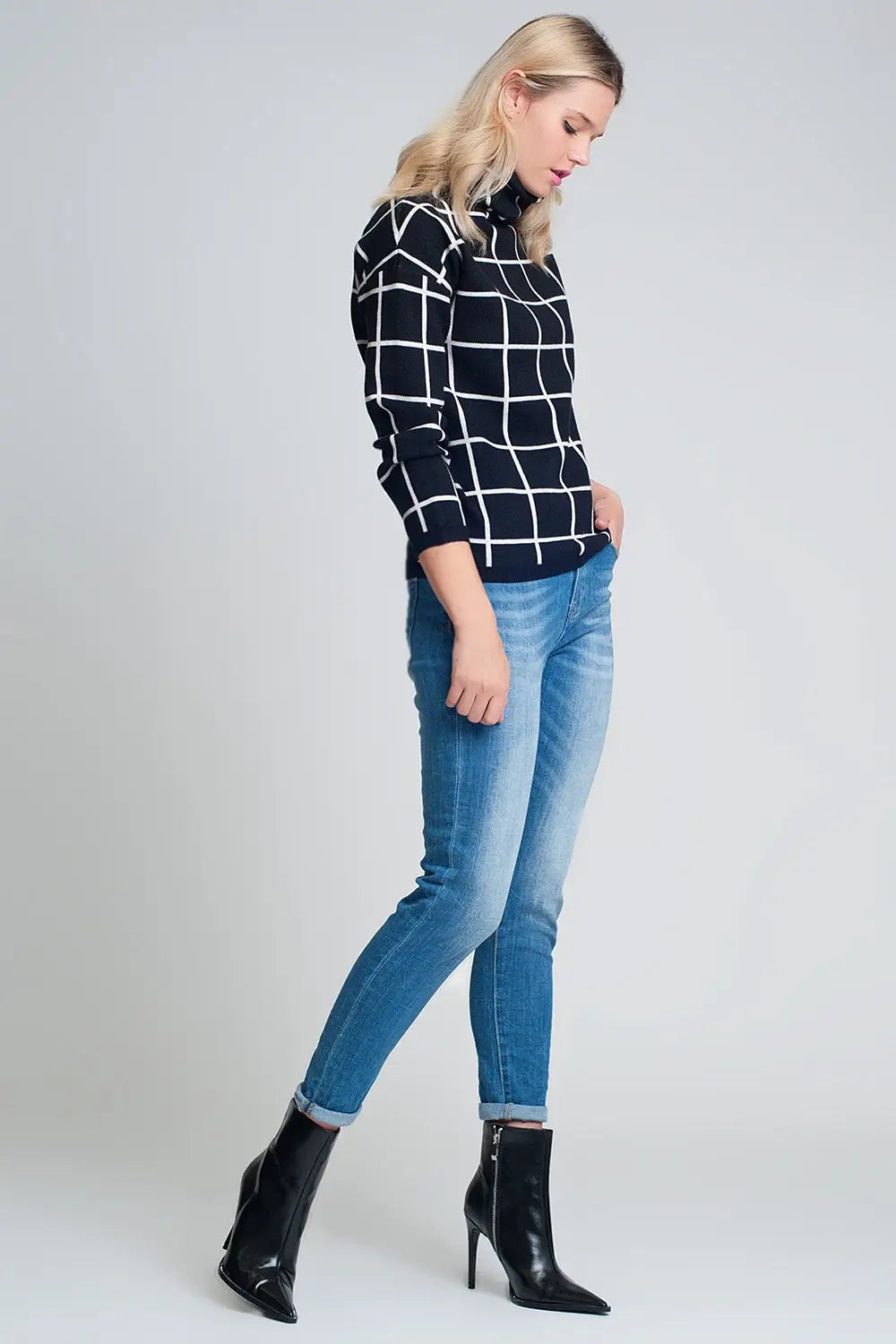 High rise farleigh slim mom jeans in lightwash - Jeans