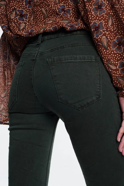 high waist skinny jeans in Khaki - Jeans