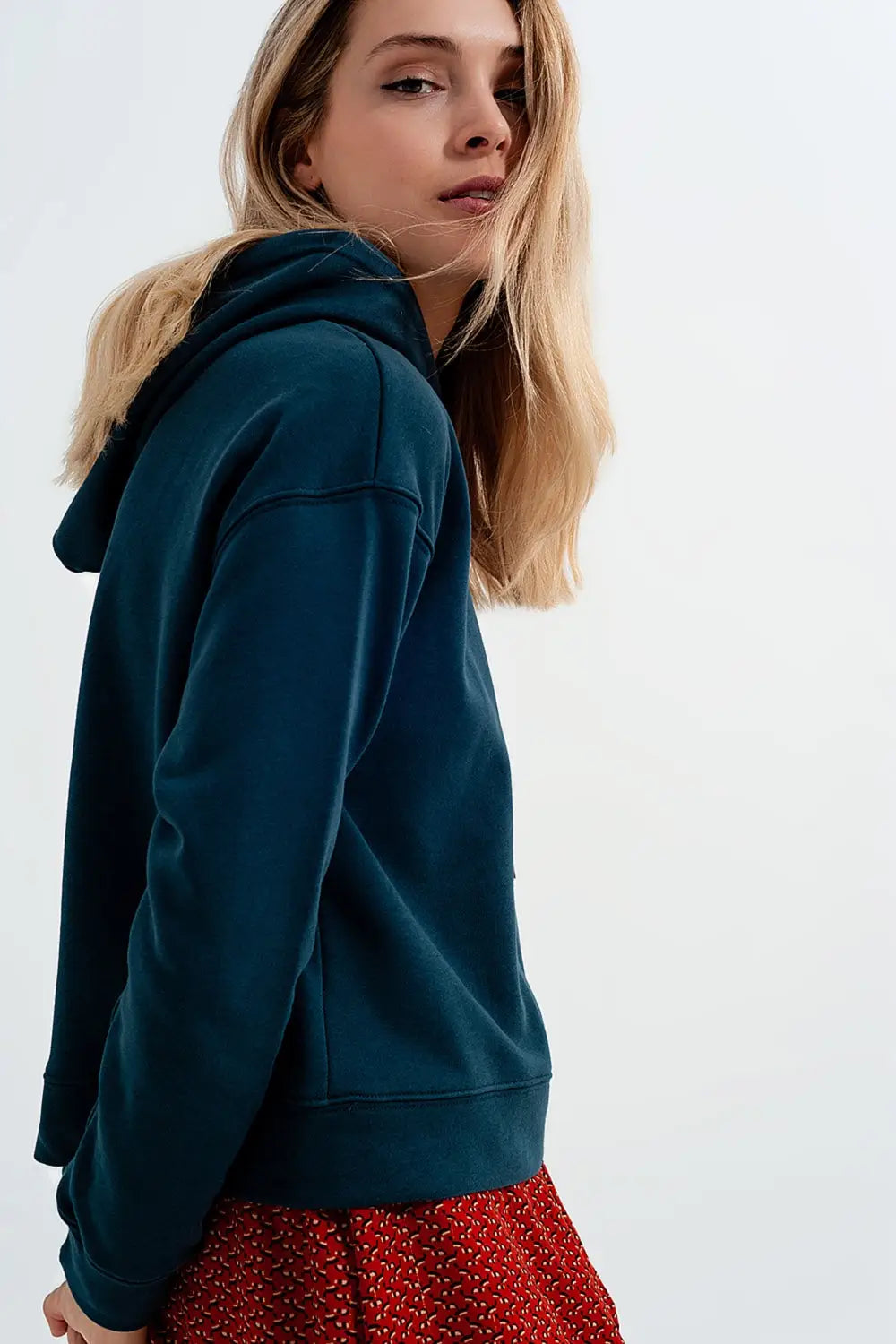 Hoodie co-ord in green - Sweaters