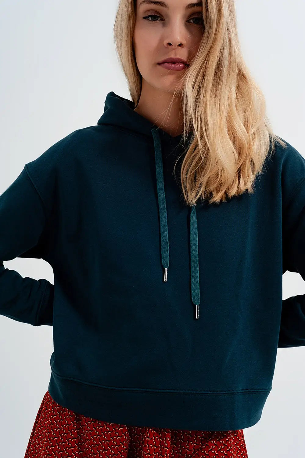 Hoodie co-ord in green - Sweaters