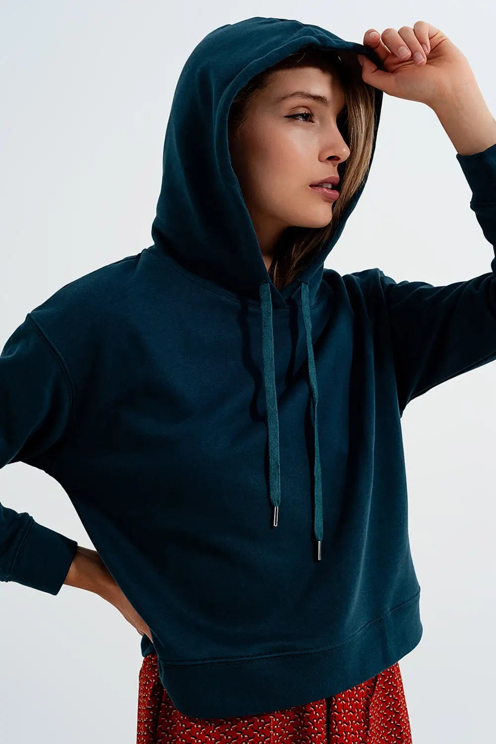 Hoodie co-ord in green - Sweaters