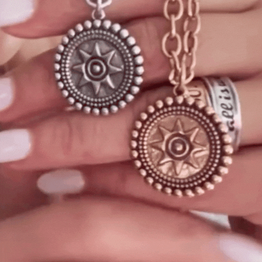 I Am Worthy Sun Essential Necklace - MELISSA JEAN