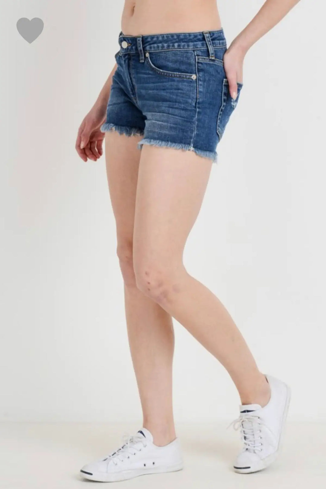 Just USA Dark Wash Denim Shorts - Melissa Jean Boutique