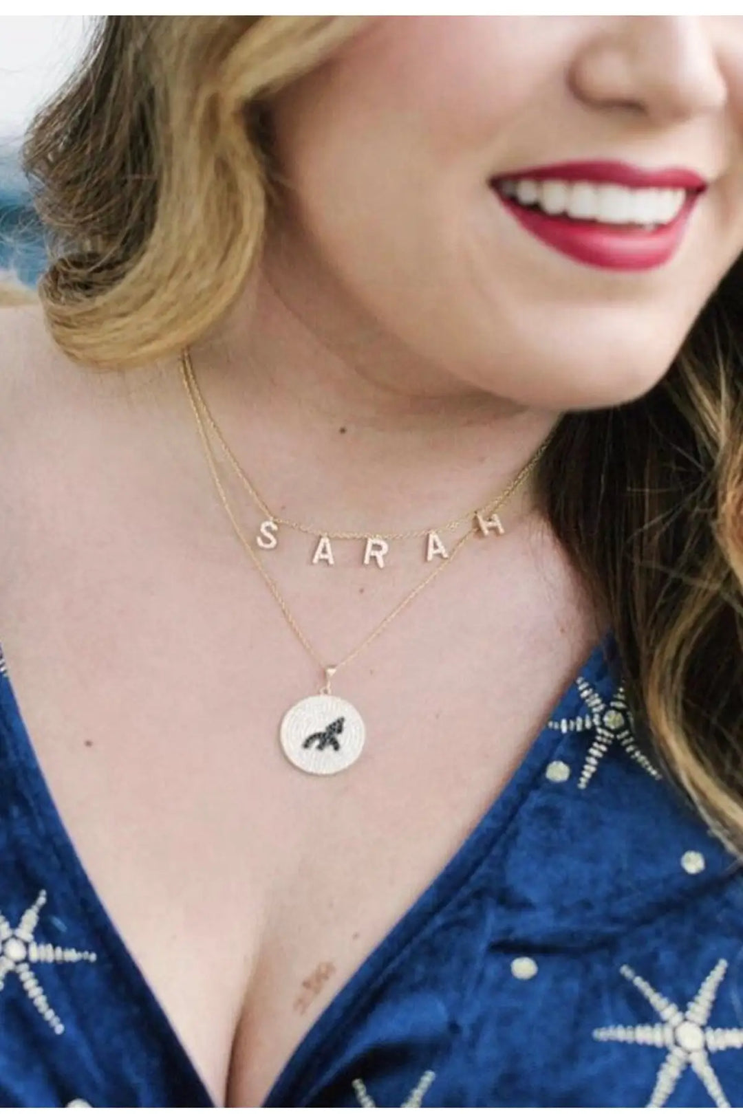 Crystal Custom Name Necklaces - Melissa Jean Boutique