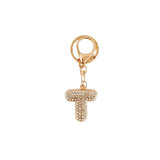 Diamond Initial Bag Charm - MELISSA JEAN