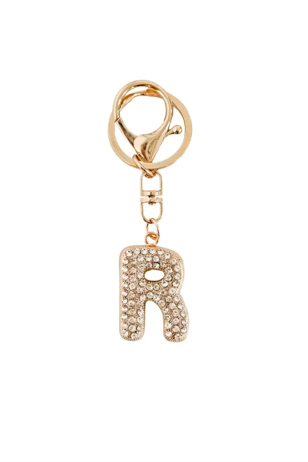 Diamond Initial Bag Charm - R - Charms