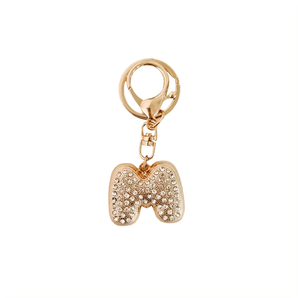 Diamond Initial Bag Charm - MELISSA JEAN