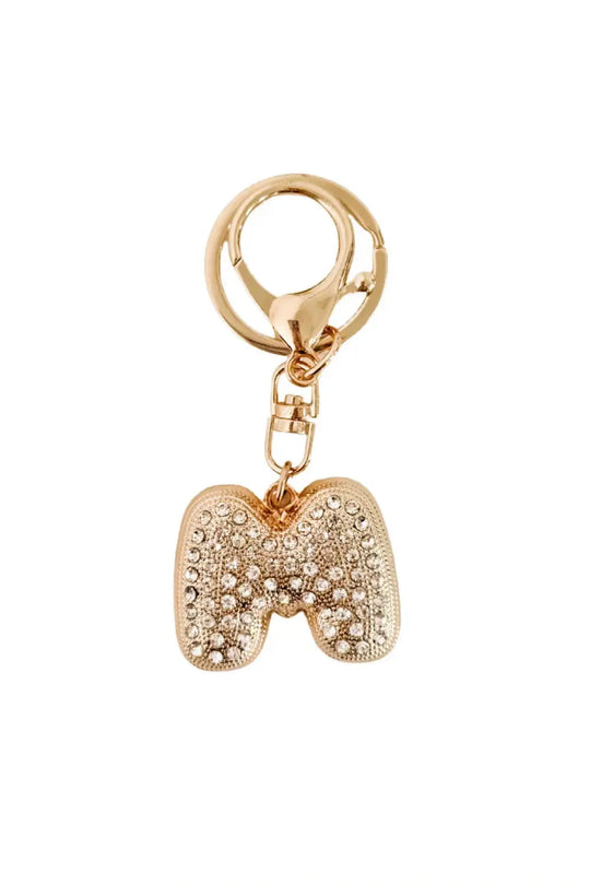 Diamond Initial Bag Charm - M - Charms