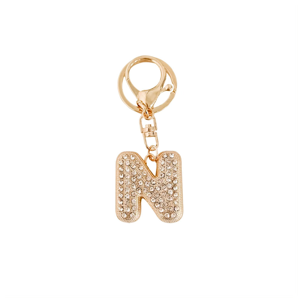 Diamond Initial Bag Charm - MELISSA JEAN