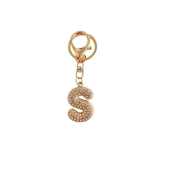 Diamond Initial Bag Charm - MELISSA JEAN