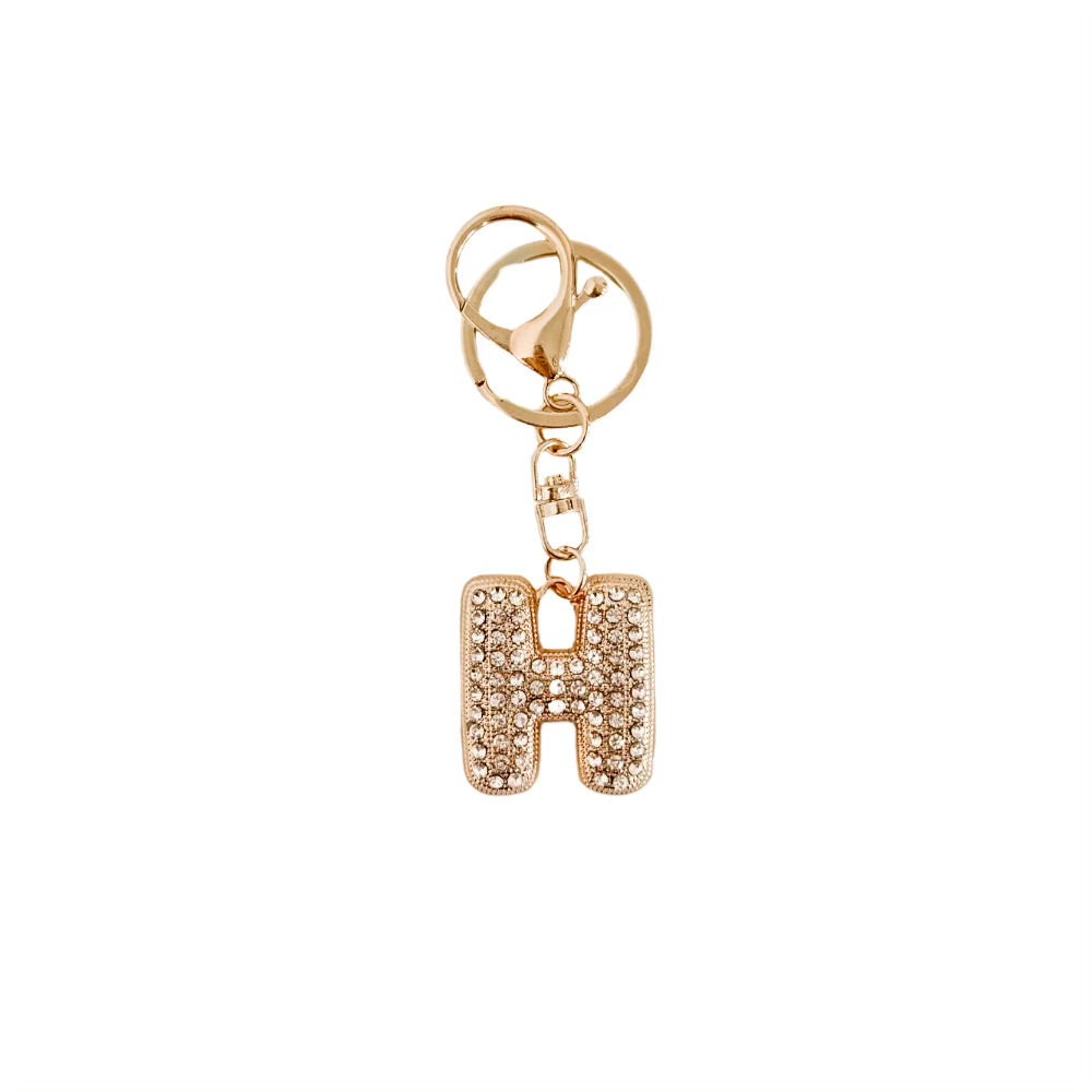 Diamond Initial Bag Charm - MELISSA JEAN