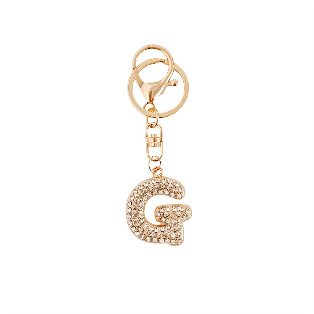 Diamond Initial Bag Charm - MELISSA JEAN