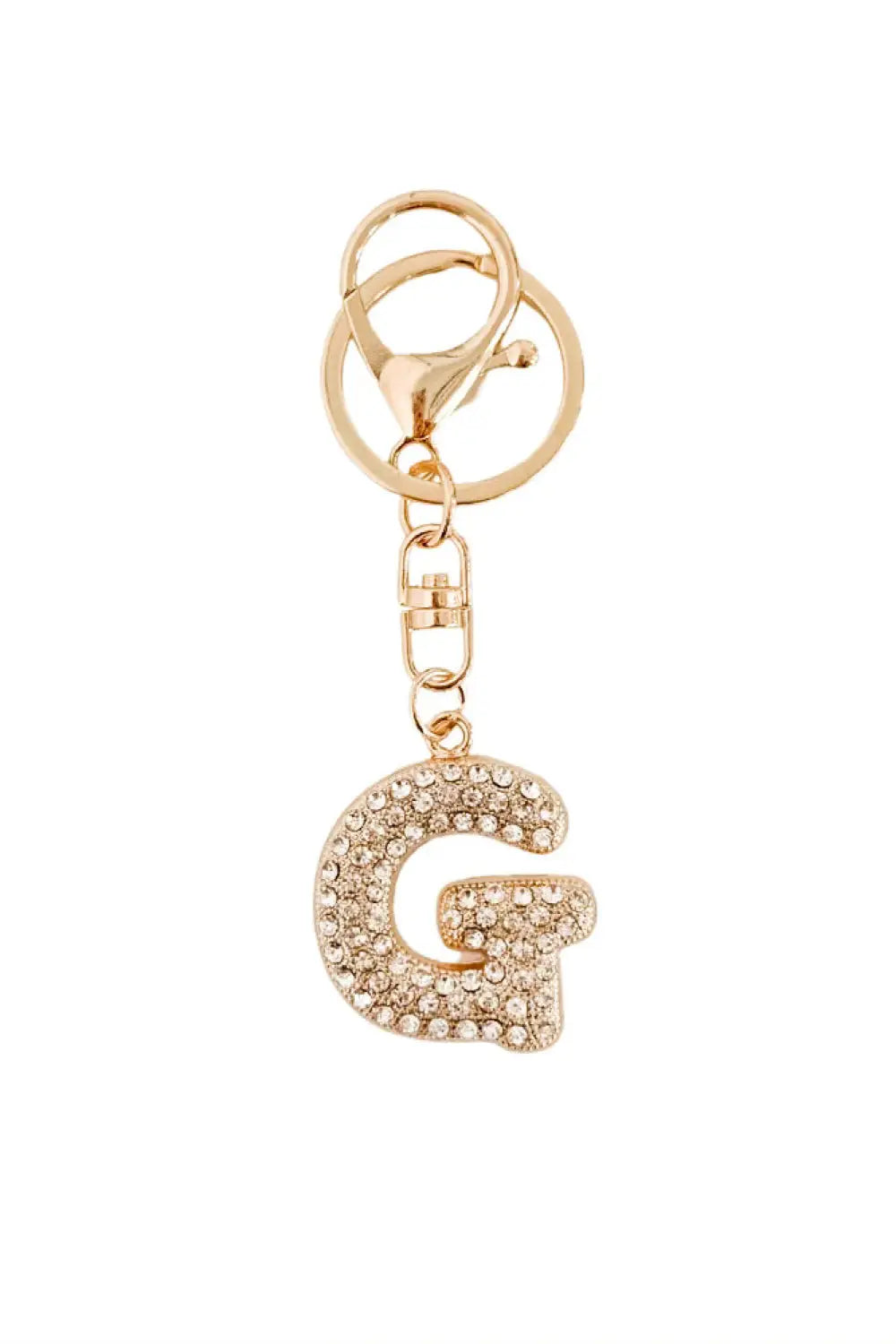 Diamond Initial Bag Charm - G - Charms