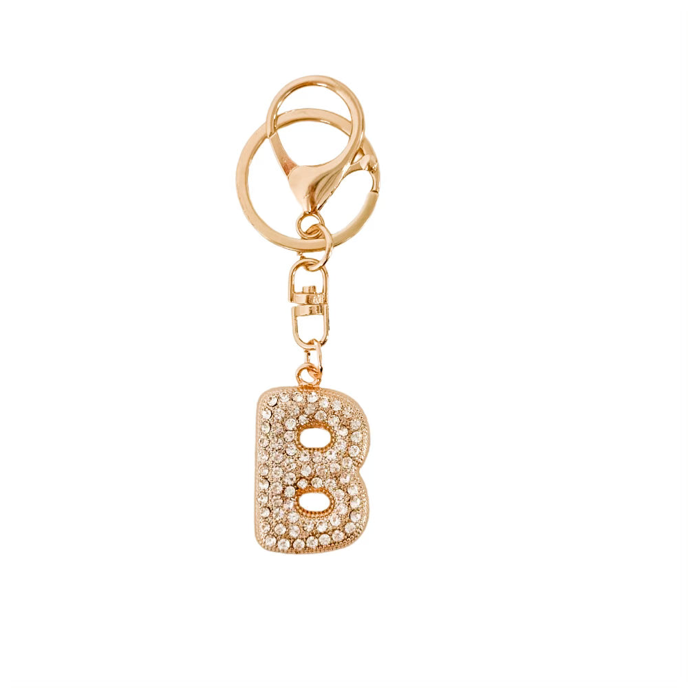 Diamond Initial Bag Charm - MELISSA JEAN