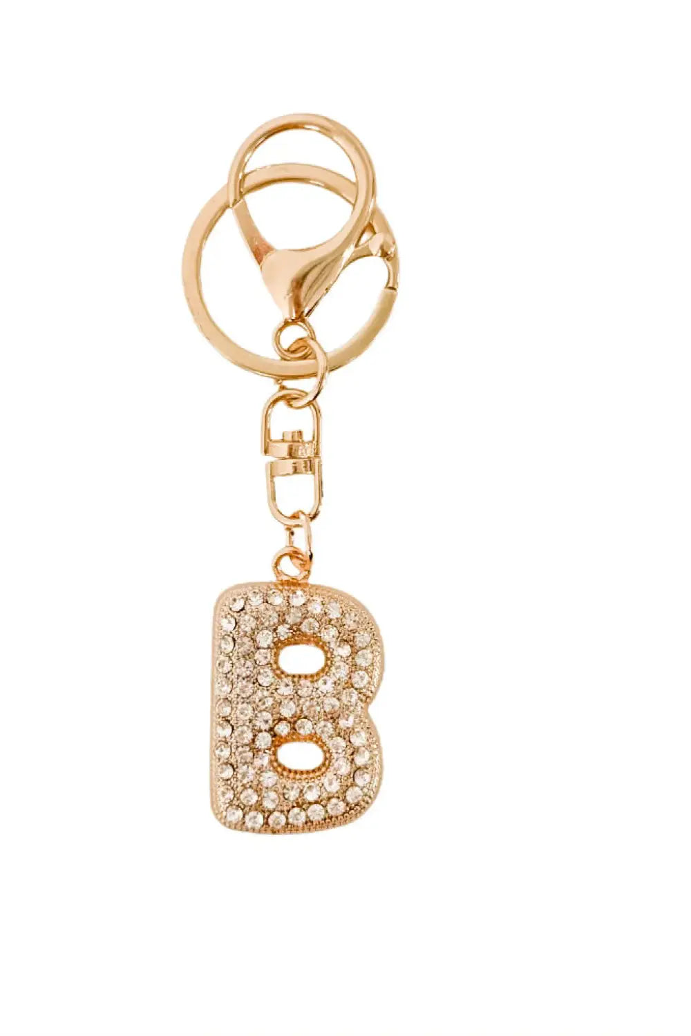 Diamond Initial Bag Charm - B - Charms