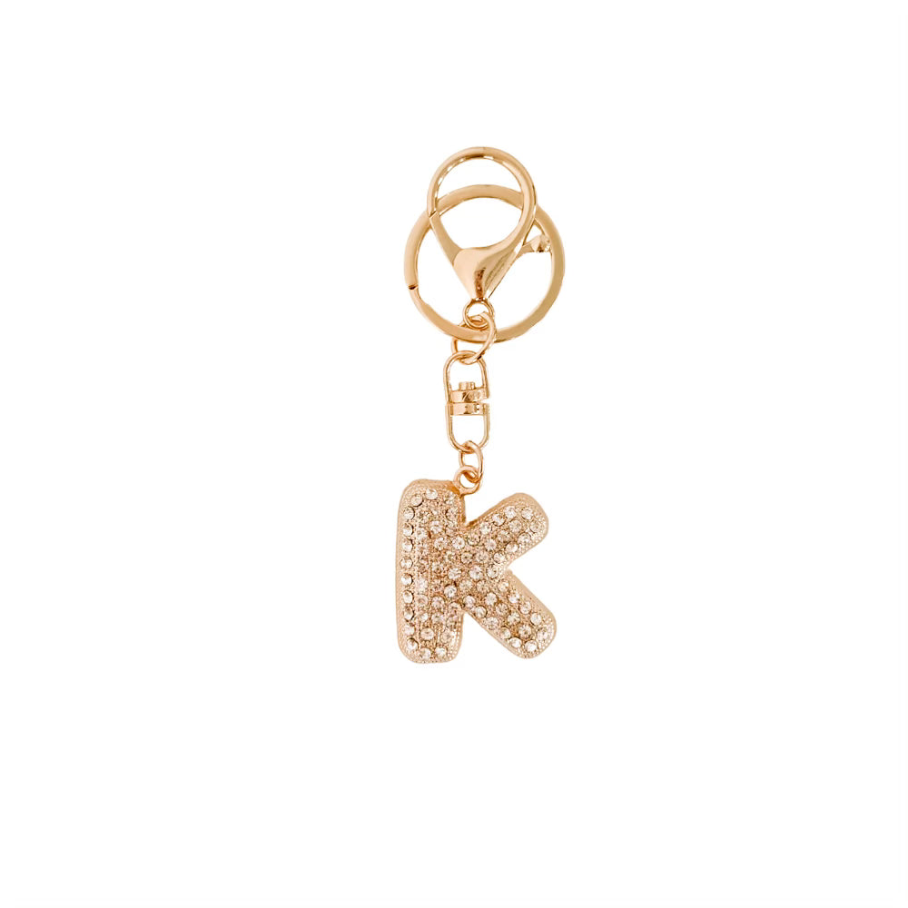 Diamond Initial Bag Charm - MELISSA JEAN