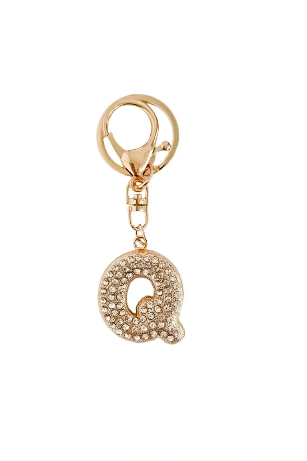 Diamond Initial Bag Charm - Q - Charms