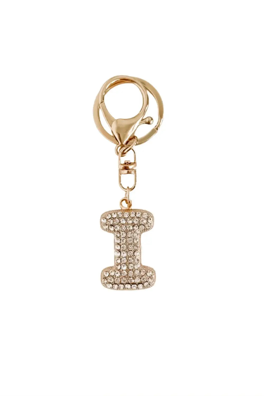 Diamond Initial Bag Charm - I - Charms