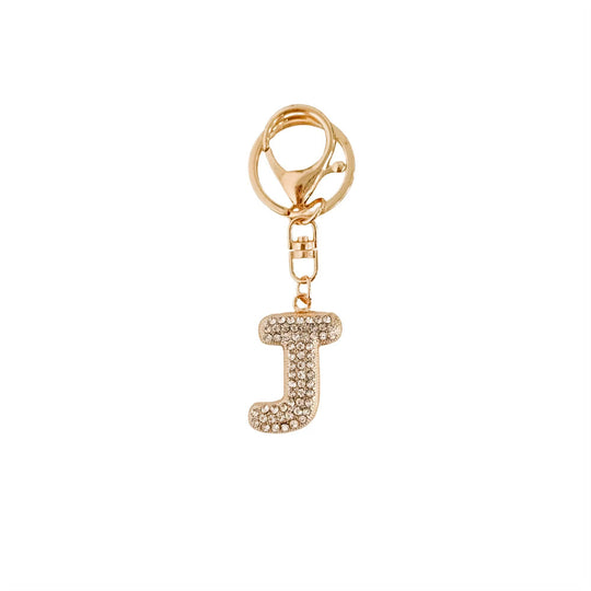 Diamond Initial Bag Charm - MELISSA JEAN