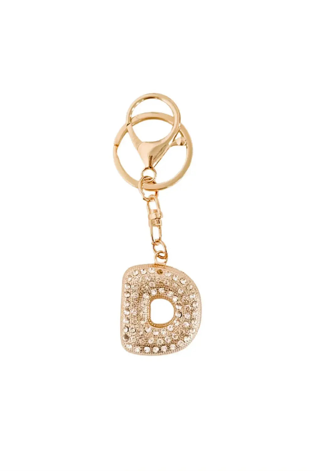 Diamond Initial Bag Charm - D - Charms