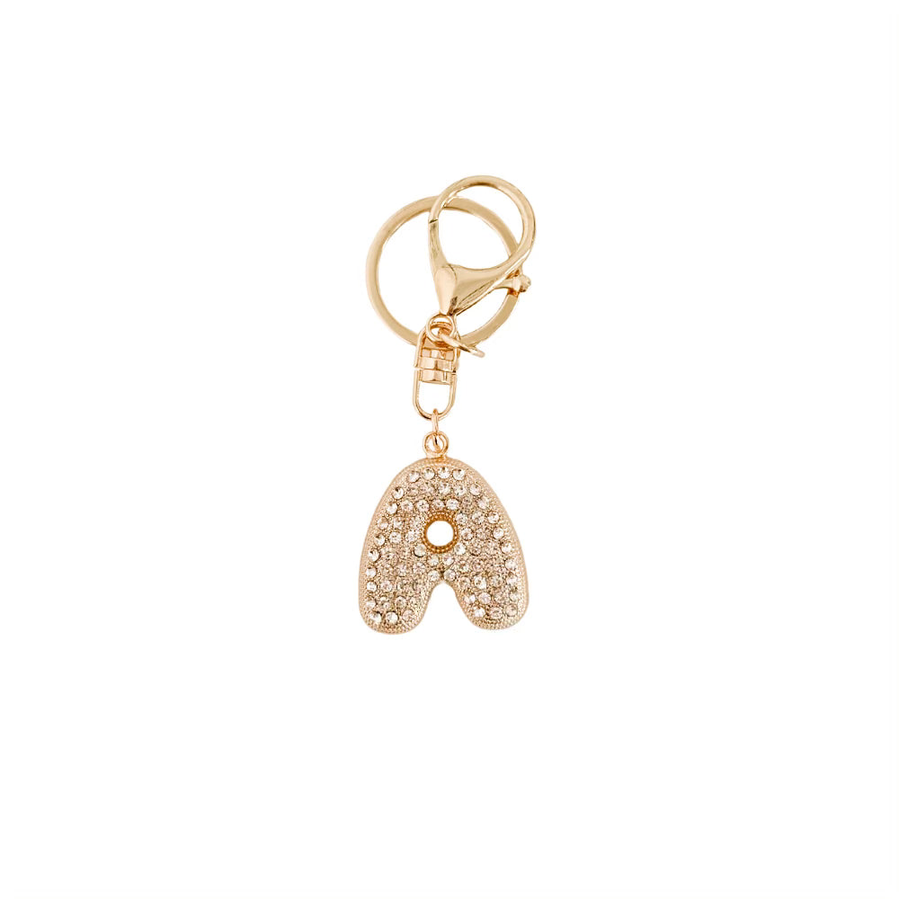 Diamond Initial Bag Charm - MELISSA JEAN