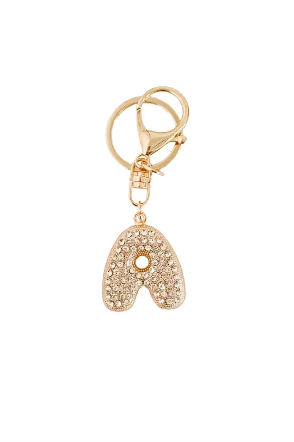 Diamond Initial Bag Charm - A - Charms
