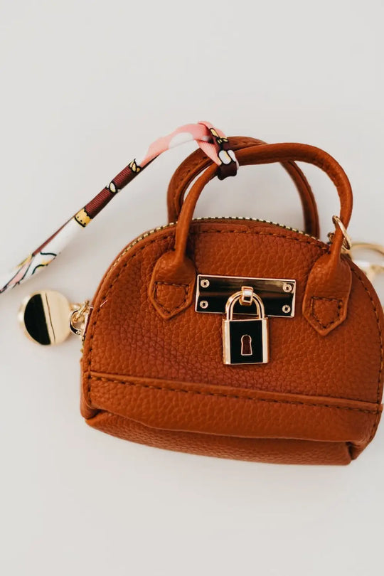 It Girl Bag Charm - Brown - Charms
