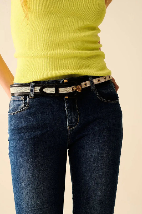 Jean Basique Super Skinny Délavage Moyen Extensible - Pantalons
