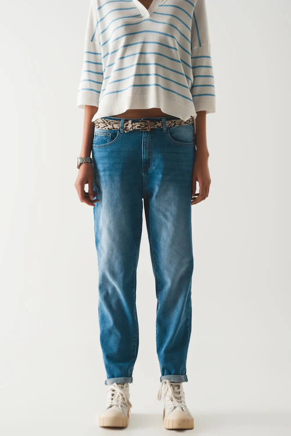 Jean boyfriend style années 90 - Pantalons