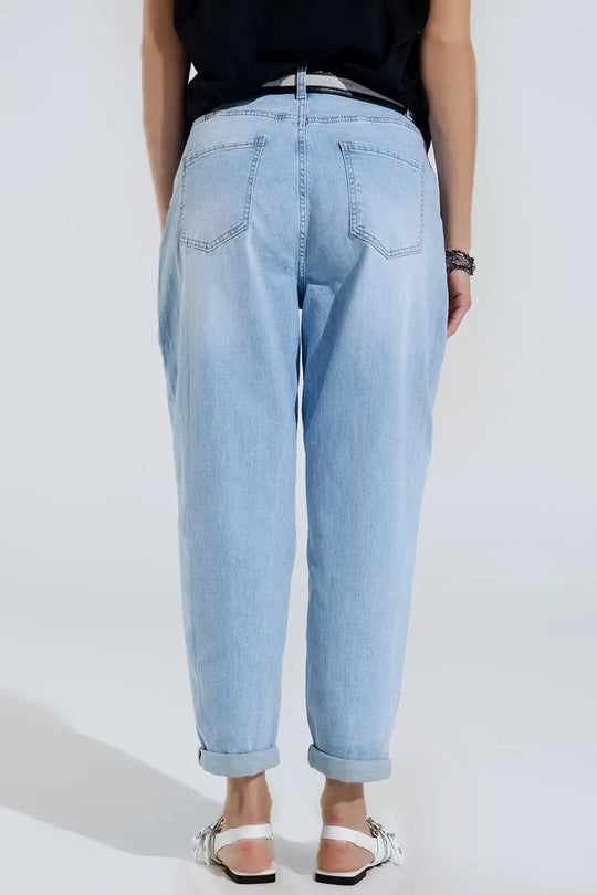 Jean de maman à poches latérales - Pantalons
