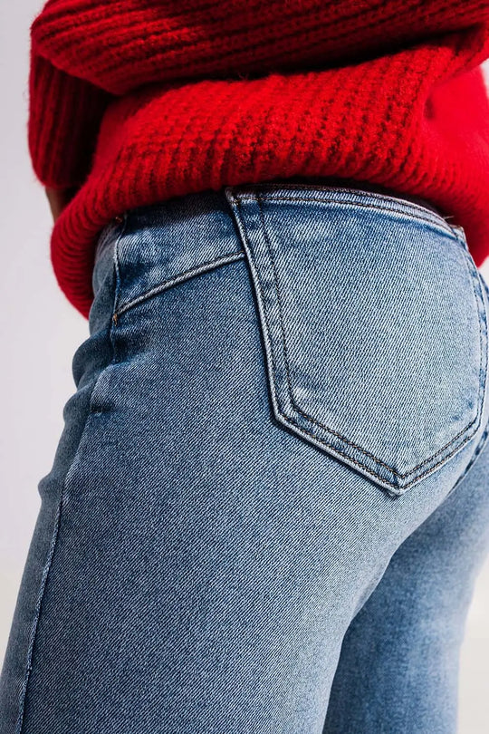 Jean délavé push up - Pantalons