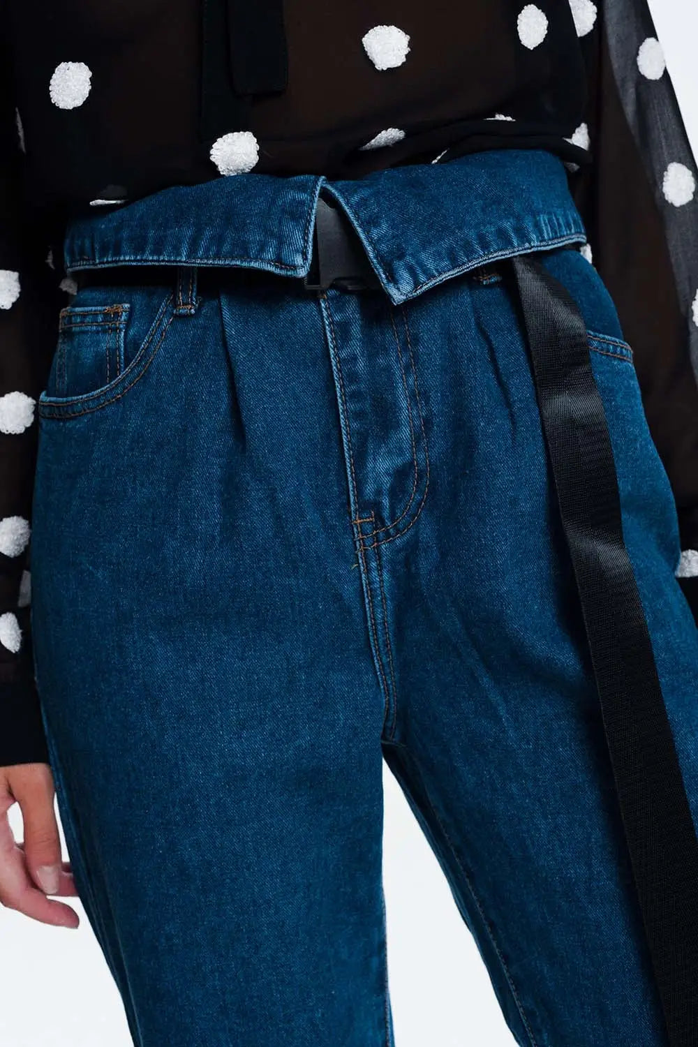 Q2 jean modèle paper bag