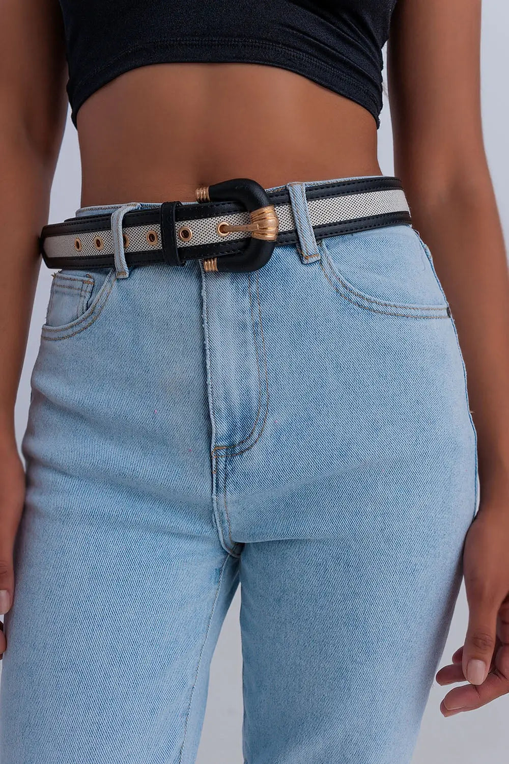 Jean mom basic Délavage clair - Pantalons
