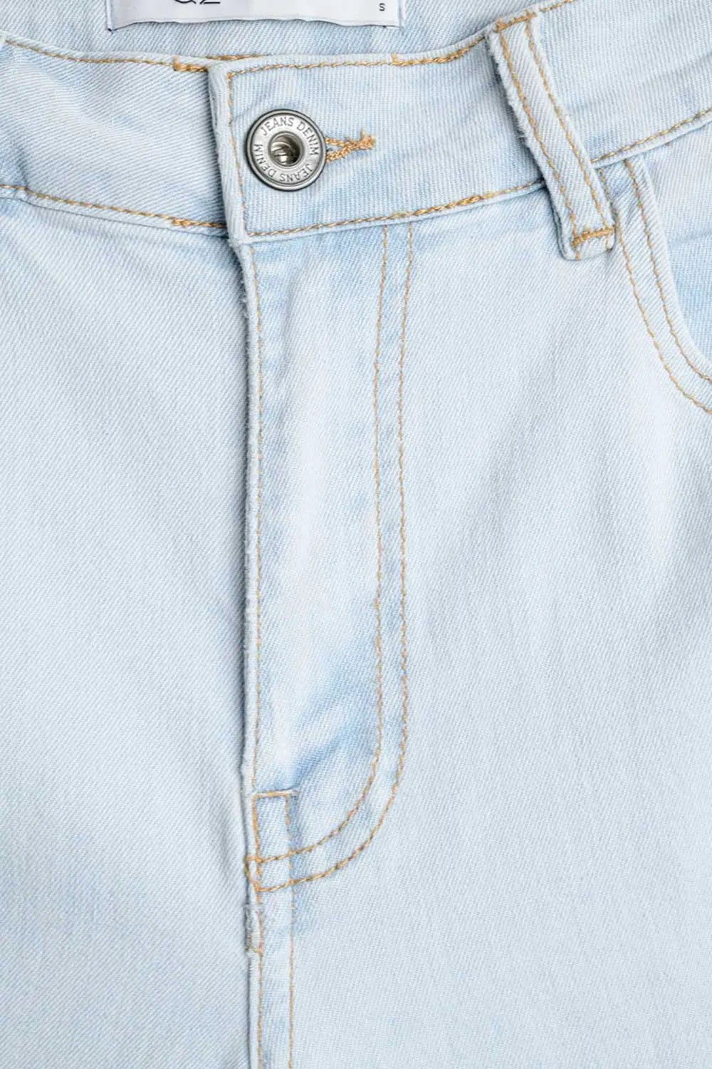 Jean oversize à jambe droite délavé clair - Pantalons