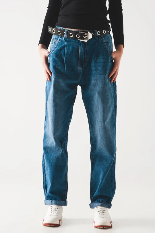 Jean skateur fuselé style en coton - Pantalons