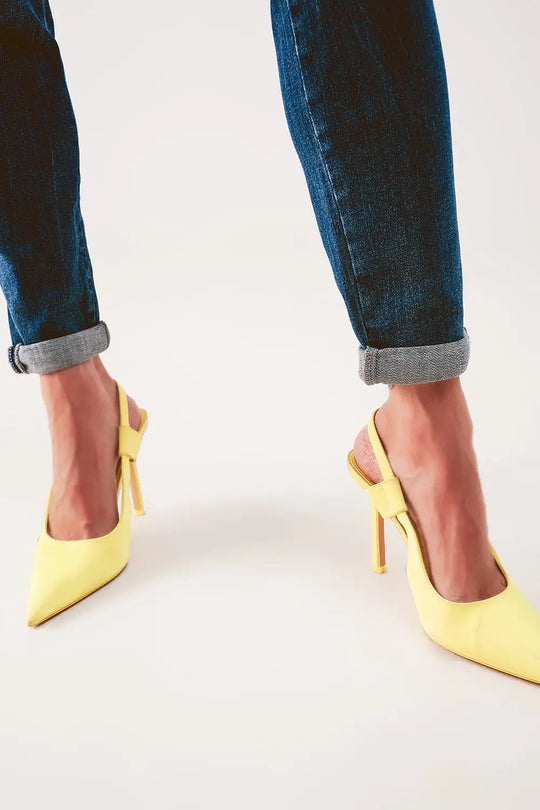 Jean skinny à taille haute Bleu moyen délavé - Pantalons