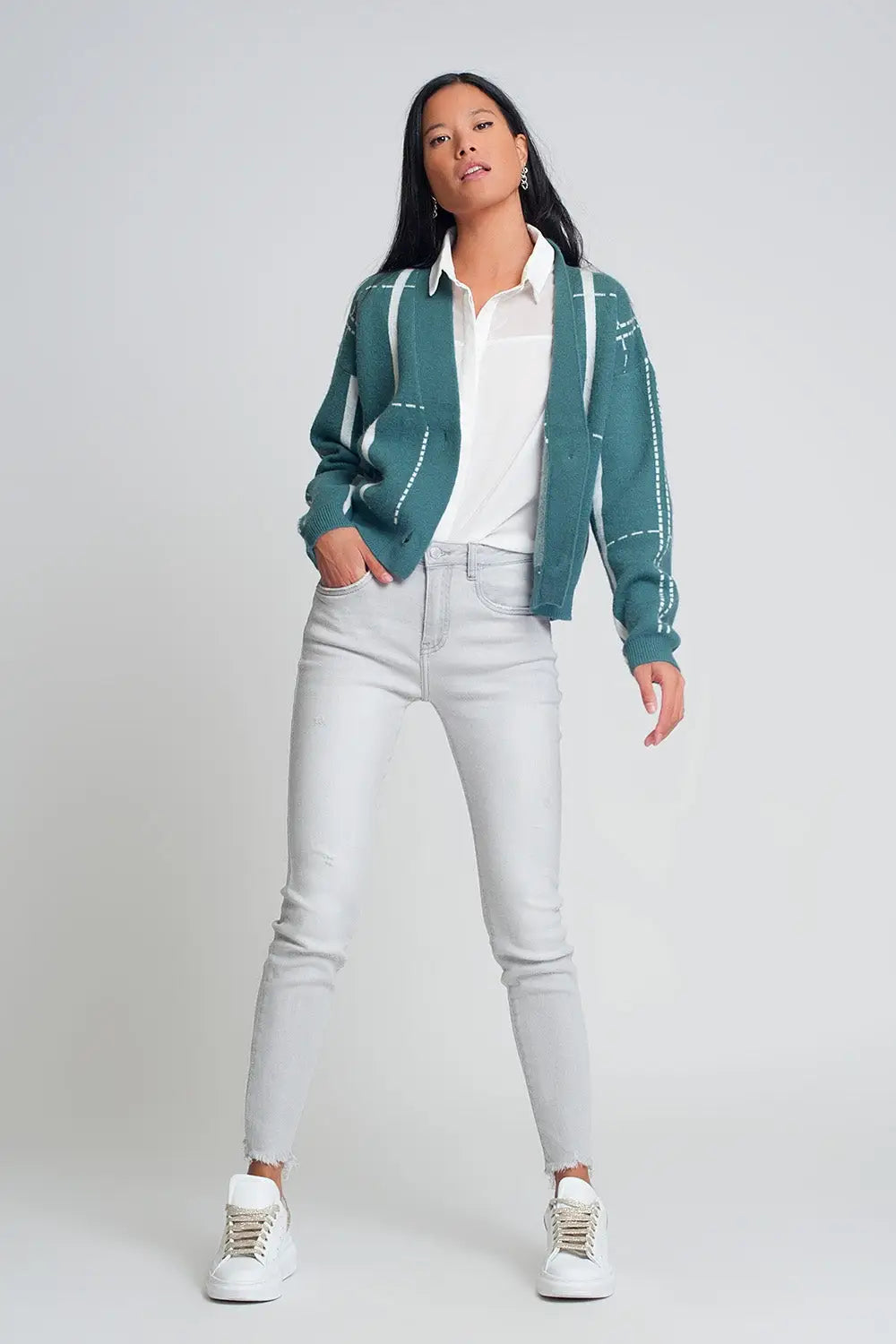 Jean skinny - Gris - Pantalons