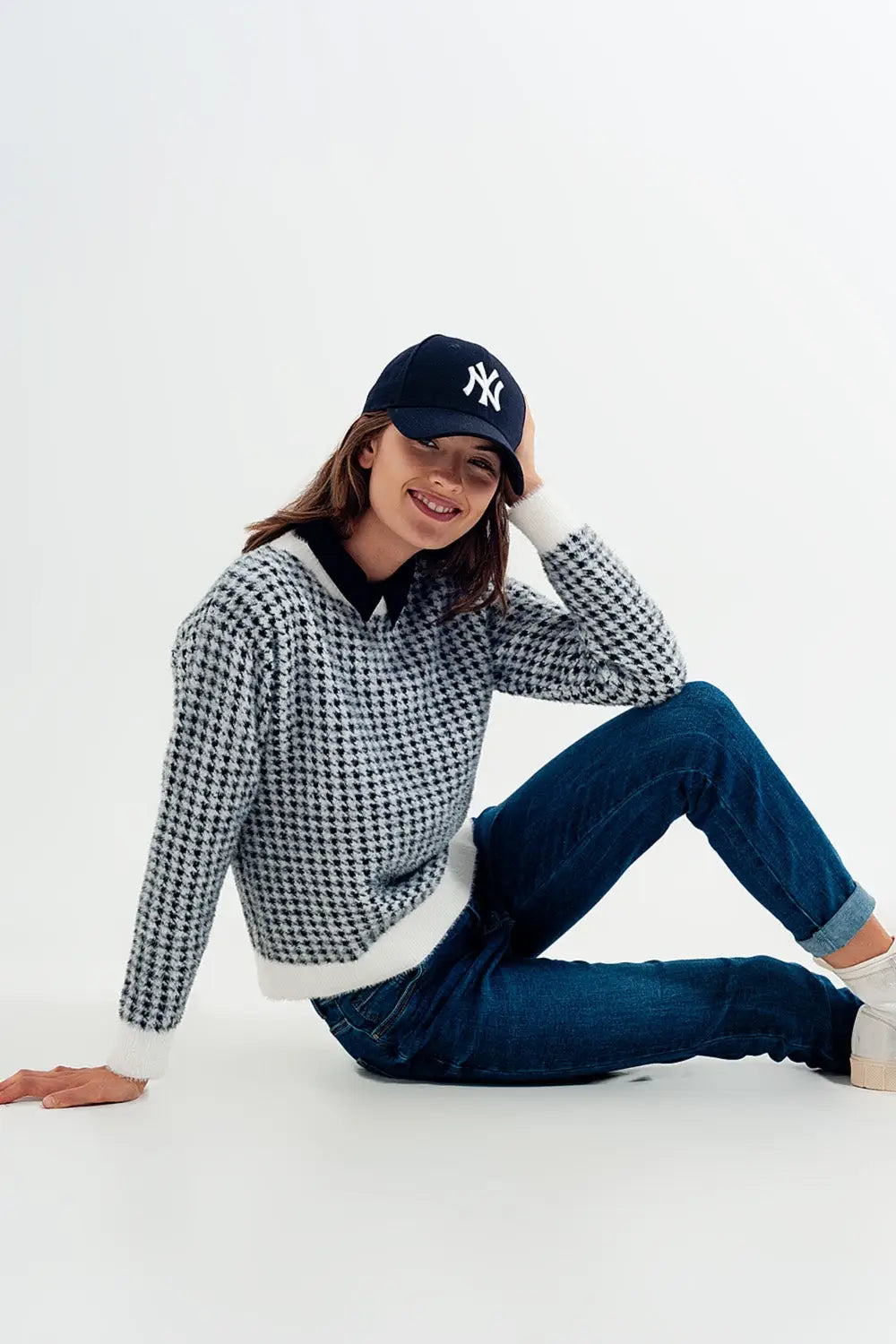 Jean skinny taille haute Délavage bleu moyen - Pantalons
