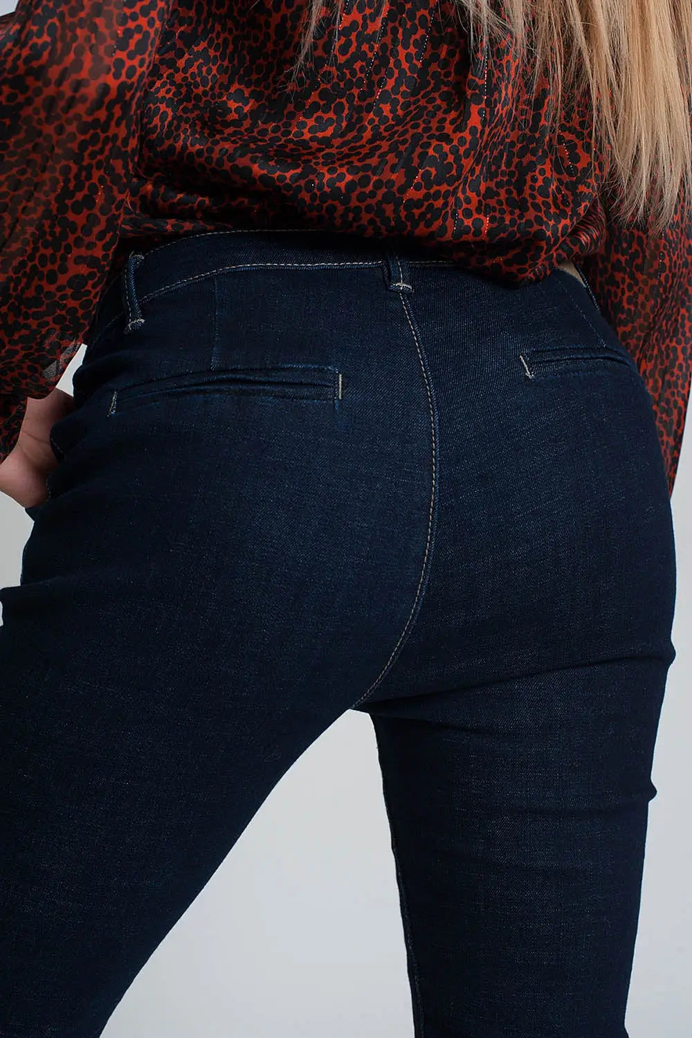Jeans coupe fine style chinois - Pantalons